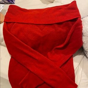 Leith off-shoulder sweater